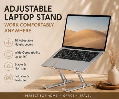 Her Next Elevate- Adjustable Laptop Stand