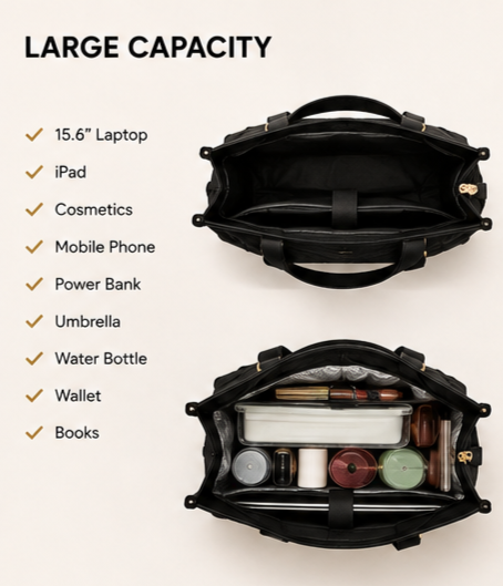 The One bag Solution ( 3-in-1 Work Tote)
